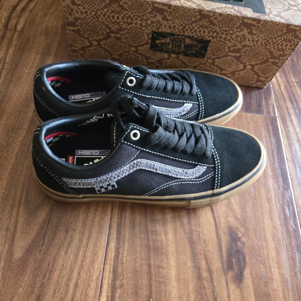 Vans Skate Old Skool Hockey Collab Women Size 9 Black Grey 022026 - Picture 5 of 10